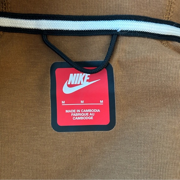 Nike Tech Fleece Full-Zip Windrunner Hoodie Brown Size Medium - Picture 6 of 6